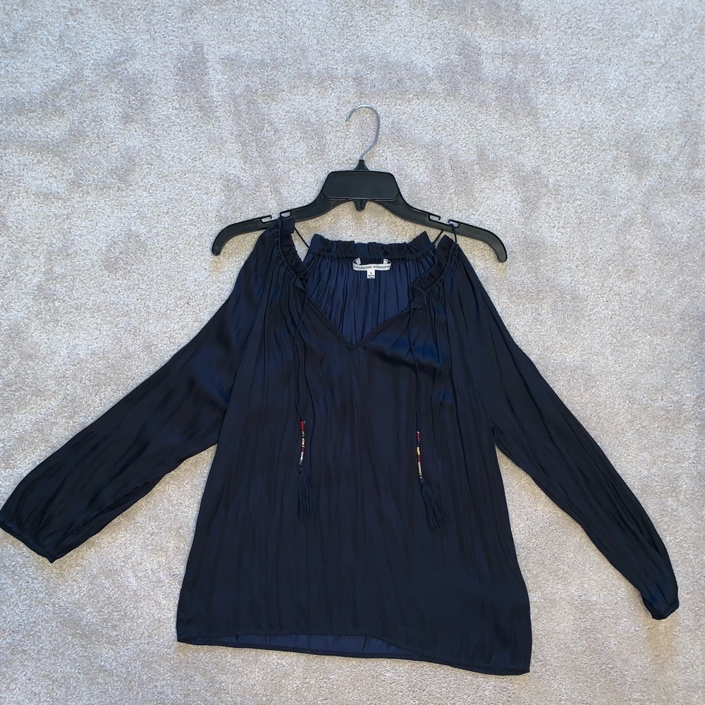 Collective Concepts Cold Shoulder Blouse
